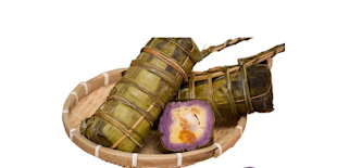 Bánh tét lá cẩm đặc biệt