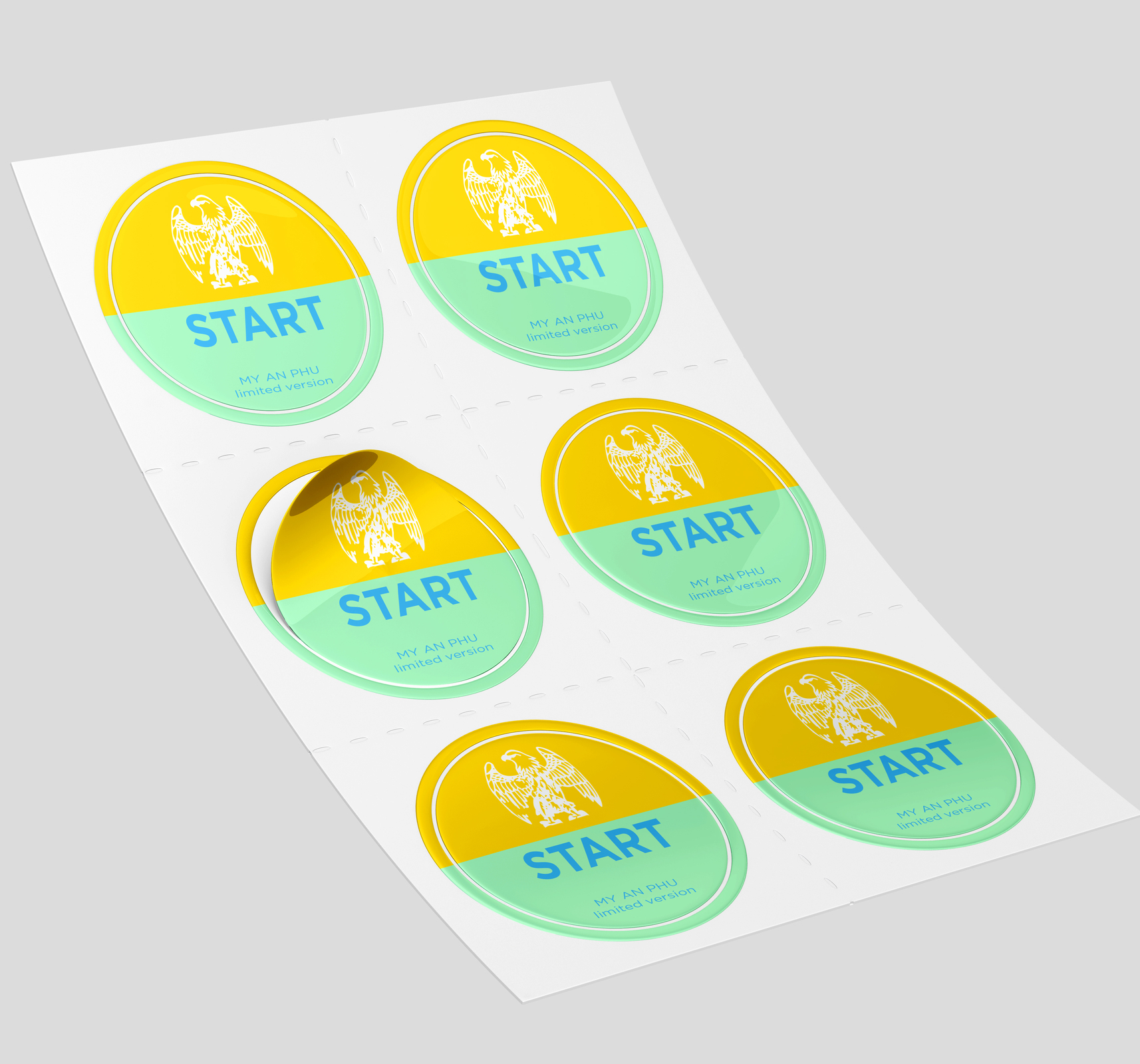 Decal dạng tờ