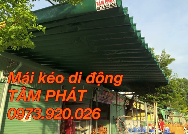 Mái che di động - Mái Hiên Tâm Phát - Công Ty TNHH SX TM DV Tâm Phát