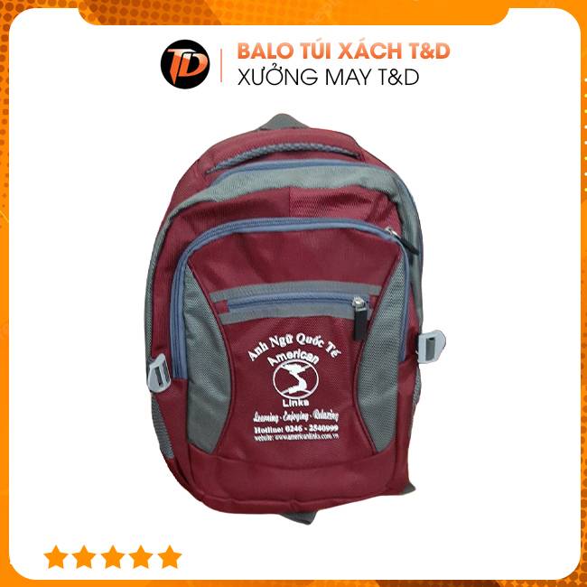 Balo quà tặng - Balo Túi Xách T&D - Xưởng May T&D
