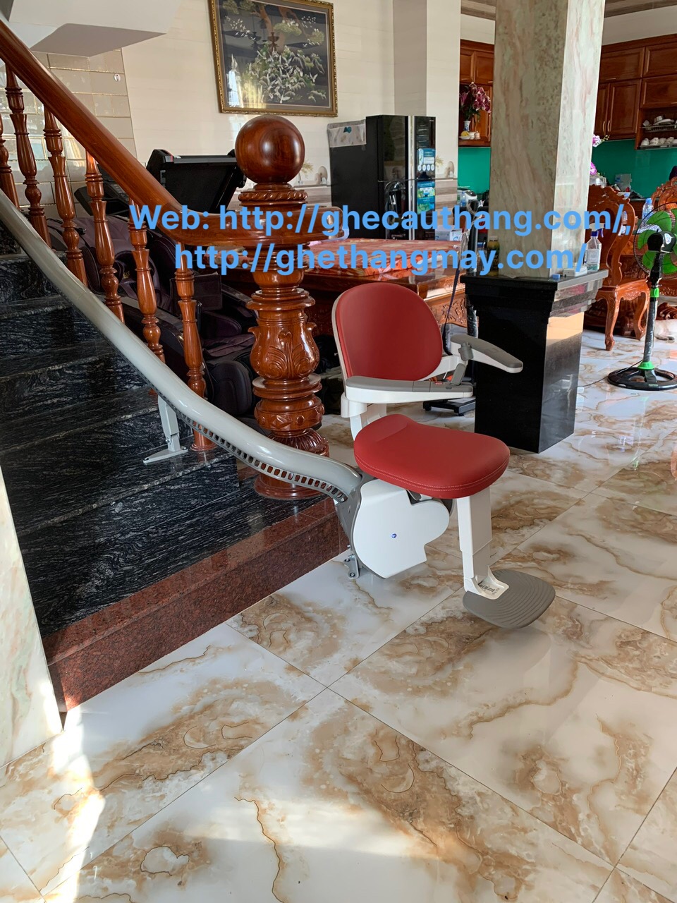 Hình ảnh thi công thực tế - Ghế Thang Máy STAIR LIFT - Công Ty TNHH Công Nghệ Và Môi Trường Tường Phát