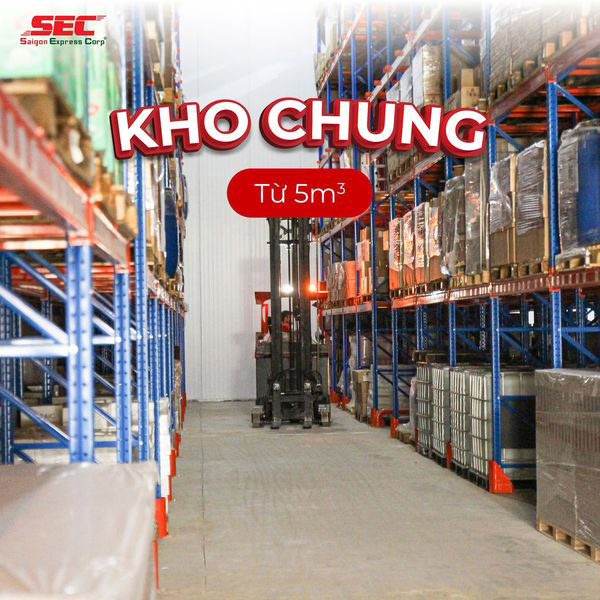 Cho thuê kho chung - Kho Bãi SEC Warehouse - Công Ty Cổ Phần Sài Gòn Express