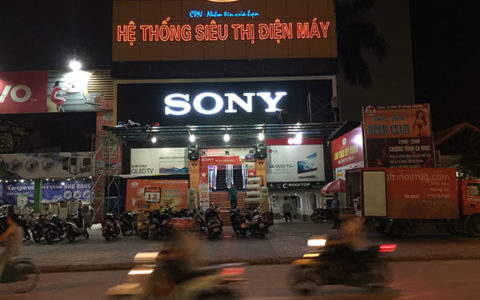 Cửa hàng Sony CNP Hải Phòng - Bảng Hiệu Quảng Cáo Đồng Vàng - Công Ty TNHH Quảng Cáo Đồng Vàng