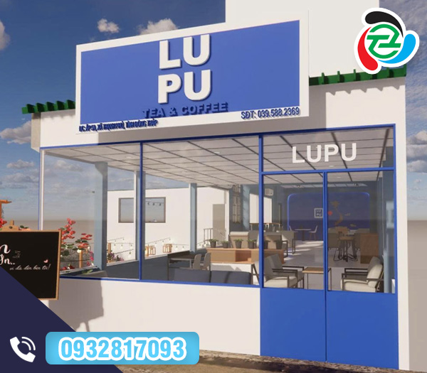 Bảng hiệu chữ nổi trên nền Alu - Bảng Hiệu Quảng Cáo Thắng Thiên - Công Ty Trách Nhiệm Hữu Hạn Một Thành Viên Thương Mại Dịch Vụ Sản Xuất Thắng Thiên