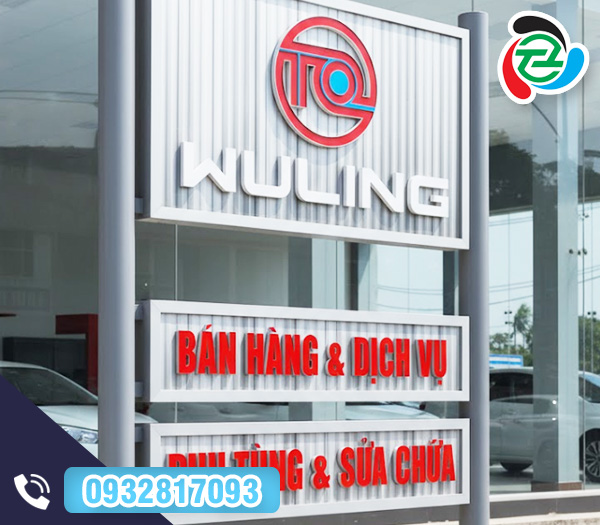 Trụ biển quảng cáo lớn ốp Tole Alu - Bảng Hiệu Quảng Cáo Thắng Thiên - Công Ty Trách Nhiệm Hữu Hạn Một Thành Viên Thương Mại Dịch Vụ Sản Xuất Thắng Thiên