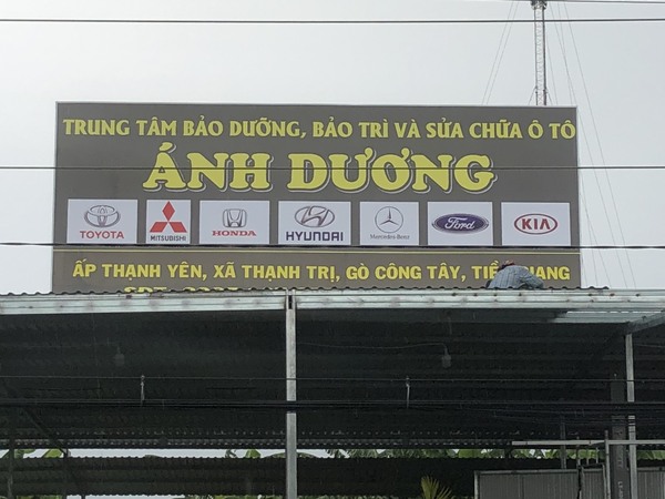 Bảng hiệu quảng cáo sửa chữa ô tô - Bảng Hiệu Quảng Cáo Thắng Thiên - Công Ty TNHH MTV Thương Mại Dịch Vụ Sản Xuất Thắng Thiên