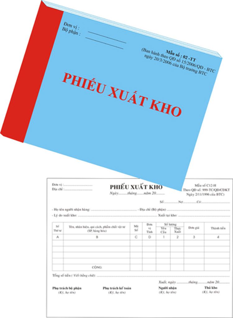 In phiếu xuất kho