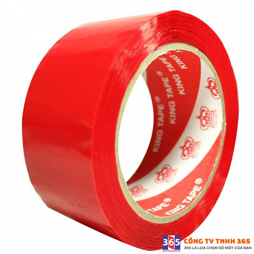 Băng keo PP 3.6cm - đỏ - Văn Phòng Phẩm 365N - Công Ty TNHH 365N