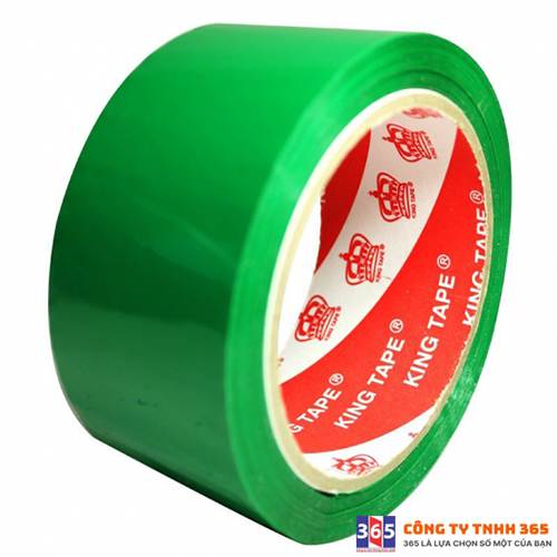 Băng keo PP 3.6cm - xanh lá - Văn Phòng Phẩm 365N - Công Ty TNHH 365N
