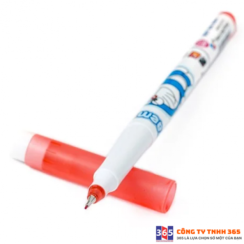 Bút lông kim Thiên Long FI-04 Doreamon -  Đỏ - Văn Phòng Phẩm 365N - Công Ty TNHH 365N