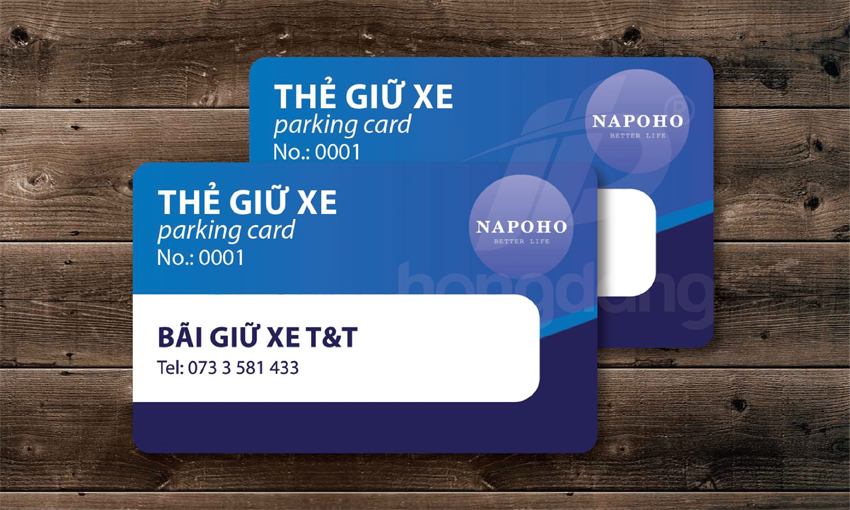 In vé gửi xe