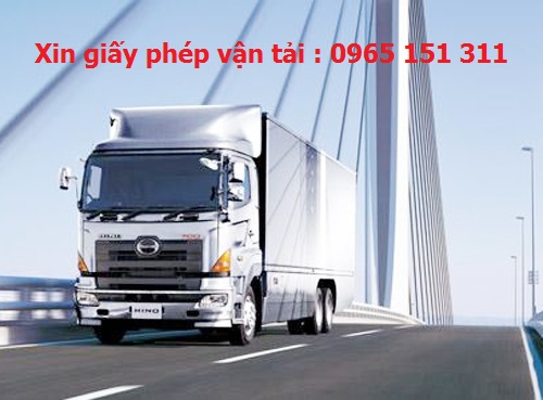 Giấy phép vận tải hàng hóa - Công Ty TNHH Oceanlaw D&T Việt Nam