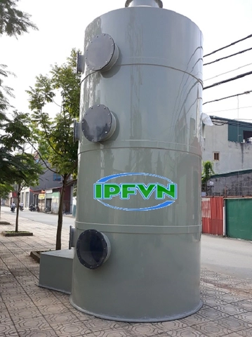 Tháp xử lý khí thải hơi acid - Kỹ Thuật IPF Việt Nam - Công Ty TNHH Kỹ Thuật IPF Việt Nam