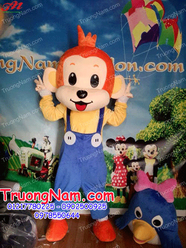 Mascot Khỉ - May Mặc Trường Nam - Công Ty TNHH Sản Xuất TMDV Trường Nam