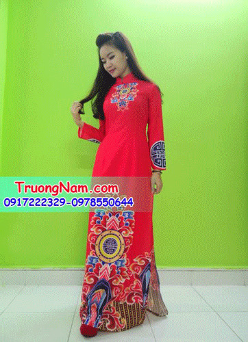 Áo dài tết