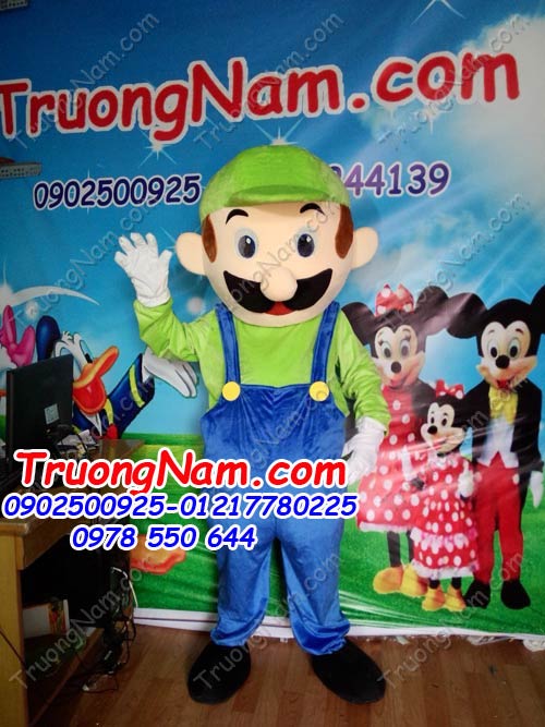 Mascot Mario - May Mặc Trường Nam - Công Ty TNHH Sản Xuất TMDV Trường Nam