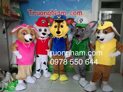 Mascot Chó - May Mặc Trường Nam - Công Ty TNHH Sản Xuất Thương Mại Dịch Vụ Trường Nam