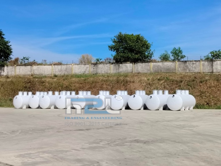 Dự Án 102 Bồn Tự Hoại Composite - KCN Bàu Bàng – Bình Dương - Nhựa Composite Lương Hải Hưng - Công Ty TNHH Lương Hải Hưng