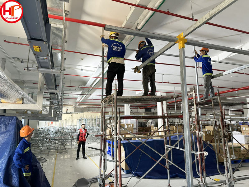 Hình ảnh thi công thực tế tại công trình