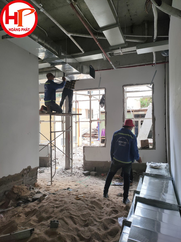 Hình ảnh thi công thực tế tại công trình