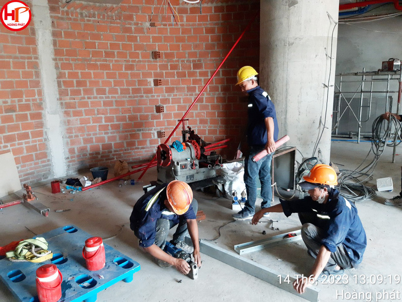 Hình ảnh thi công thực tế tại công trình