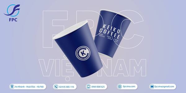 Cốc Keiko 14oz 400ml - Đồ Dùng Giấy FPC - Công Ty TNHH FPC Việt Nam