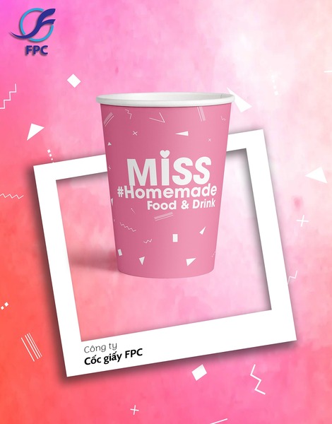 Cốc Miss 16oz 480ml - Đồ Dùng Giấy FPC - Công Ty TNHH FPC Việt Nam