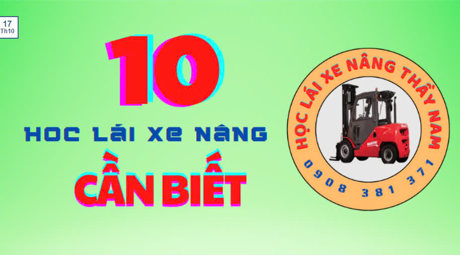 Học lái xe nâng