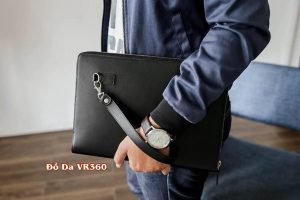 Clutch cầm tay da bò - Đồ Da VR360 - Công Ty TNHH SX TM DV Đồ Da VR360