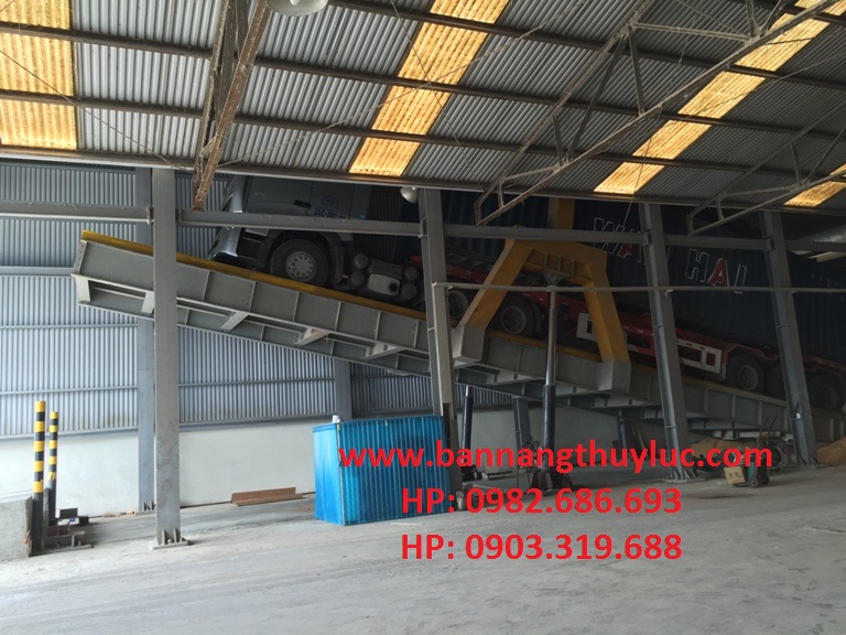 Bàn nâng xe container bằng thủy lực - Công Ty TNHH Hodan Việt Nam