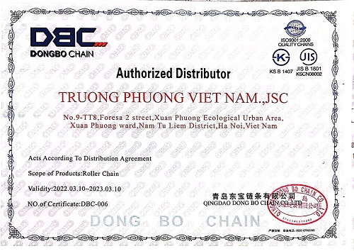 Chứng nhận DBC