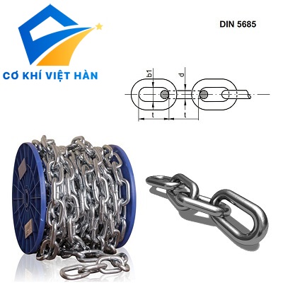Dây xích inox SUS 316 - Cơ Khí Việt Hàn - Công Ty TNHH Đầu Tư Thương Mại Sản Xuất Và Xuất Nhập Khẩu Việt Hàn