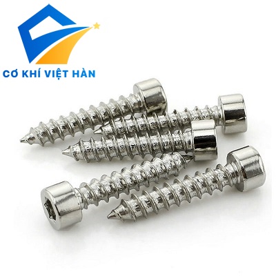 Vít gỗ đầu lục giác chìm inox Din 912 - Cơ Khí Việt Hàn - Công Ty TNHH Đầu Tư Thương Mại Sản Xuất Và Xuất Nhập Khẩu Việt Hàn