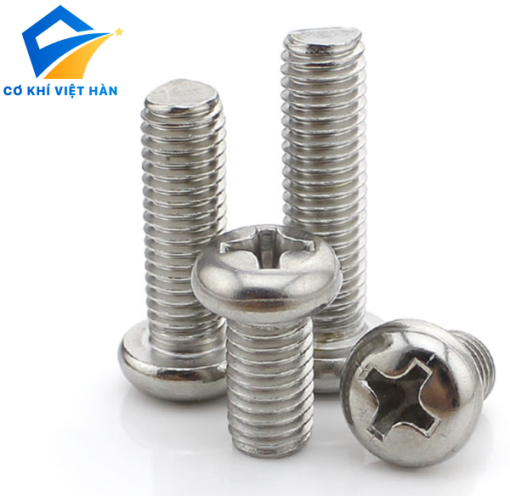 Vít inox Pake đầu tròn thân bulong Din 7985 - Cơ Khí Việt Hàn - Công Ty TNHH Đầu Tư Thương Mại Sản Xuất Và Xuất Nhập Khẩu Việt Hàn