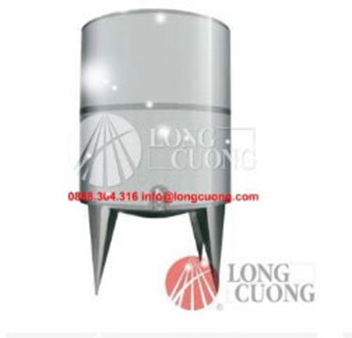 Bồn chứa tank chứa 1 lớp inox vi sinh - LONG CUONG MACHINERY (VIETNAM) CO., LTD