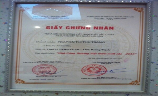 Chứng nhận, giải thưởng