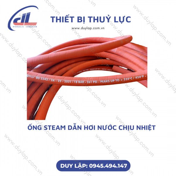 Ống steam dẫn hơi nước nóng chịu nhiệt