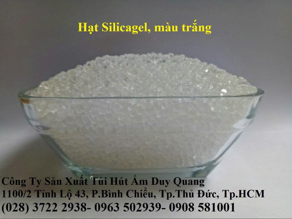 Hạt hút ẩm Silicagel trắng