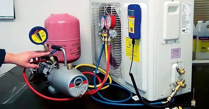 Dịch vụ bảo dưỡng nạp gas máy điều hòa - Thiết Bị Ngành Lạnh Tiến Mạnh - Công Ty Cổ Phần Đầu Tư Và Phát Triển Kỹ Thuật Tiến Mạnh