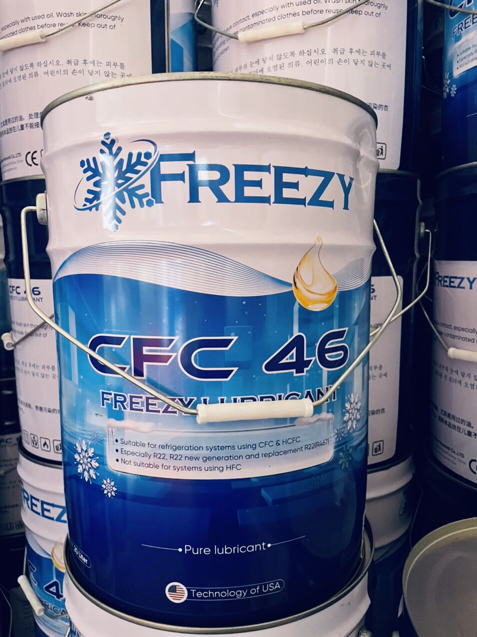 Nhớt lạnh Frezzy CFC46 - Thiết Bị Ngành Lạnh Tiến Mạnh - Công Ty Cổ Phần Đầu Tư Và Phát Triển Kỹ Thuật Tiến Mạnh