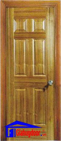 Cửa gỗ Veneer SGD-6A-Teak - Gia Huy Door - Công Ty Cổ Phần Đầu Tư Sản Xuất Nội Thất Gia Huy