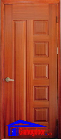 Cửa gỗ Veneer SGD-6B-Sapele - Gia Huy Door - Công Ty Cổ Phần Đầu Tư Sản Xuất Nội Thất Gia Huy