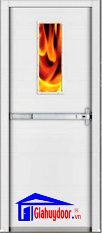 Cửa thép chống cháy TCC-P1G1B - Gia Huy Door - Công Ty Cổ Phần Đầu Tư Sản Xuất Nội Thất Gia Huy
