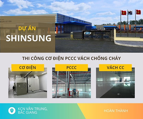 Công ty TNHH SINSUNG E&C - Nhà Thầu Cơ Điện DVTEC - Công ty TNHH Thương Mại Và Xây Dựng DVTEC
