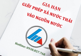 Gia hạn giấy phép xả vào nguồn nước - Môi Trường Hợp Nhất - Công Ty Cổ Phần Xây Dựng Và Công Nghệ Môi Trường Hợp Nhất
