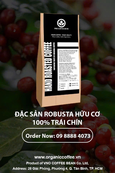 Cà phê robusta hữu cơ - Công Ty TNHH Việt Nam Organic Coffee Bean