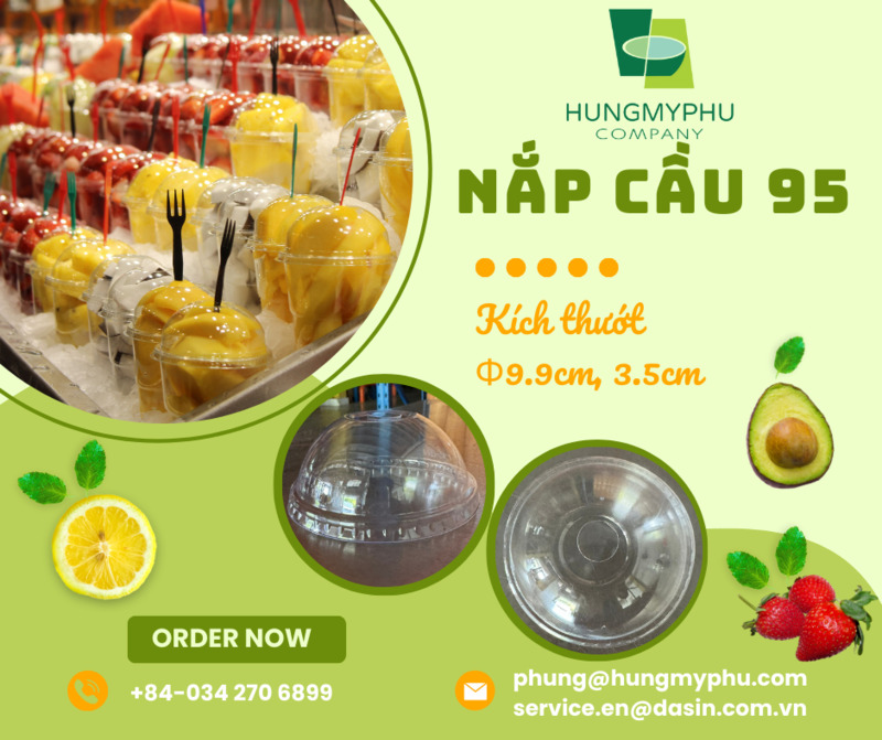 Nắp cầu 95 - Ly Cốc Giấy Hưng Mỹ Phú - Công Ty TNHH Hưng Mỹ Phú