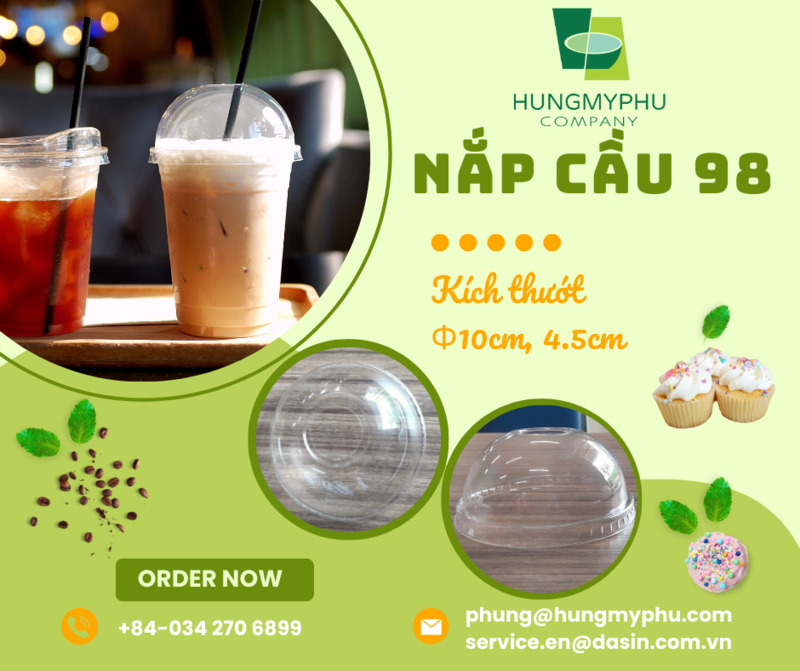 Nắp cầu 98 - Ly Cốc Giấy Hưng Mỹ Phú - Công Ty TNHH Hưng Mỹ Phú