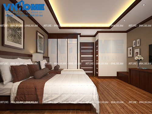 Thiết kế nội thất phòng ngủ - Xây Dựng VN Home - Công Ty CP Kiến Trúc - Đầu Tư Xây Dựng VN Home