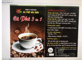 Cà phê 3 in 1 - Công Ty TNHH Nông Sản Minh Phương